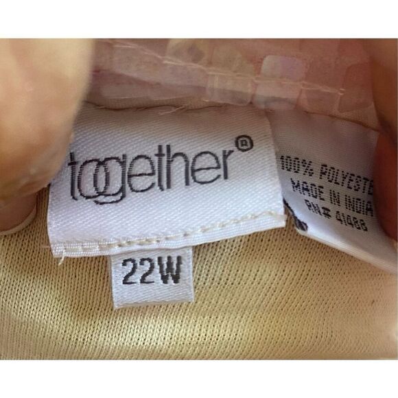 Sequin Jacket by Together.  Plus size 22.  Collared hook closure Swiftie Lover - Picture 11 of 13